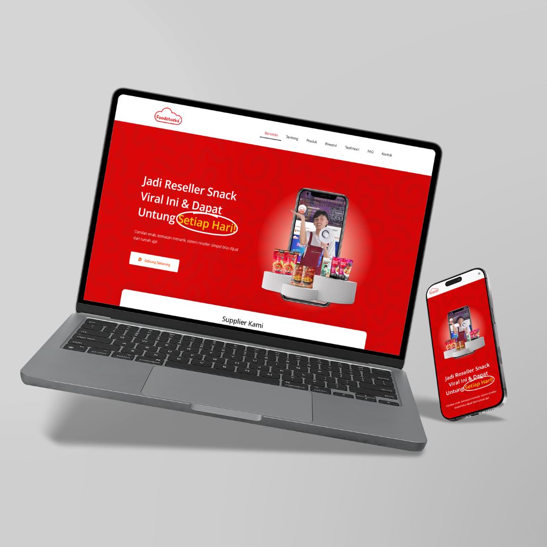 F&B Reseller Program Landing Page
